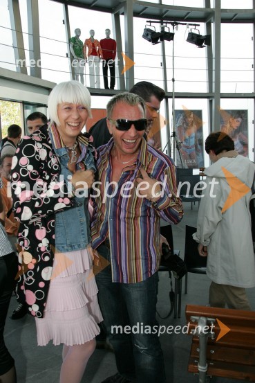 Barbra Drnač, plesna novinarka in urednica oddaje Parada plesa in Igor Jelen, lastnik plesnega studia IgenModna revija Lisca v ljubljanskem Emporiumu