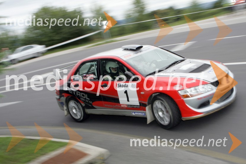 Darko Peljhan in Igor Kacin (Slovenija)RALLY, 3.Škoda rally Maribor