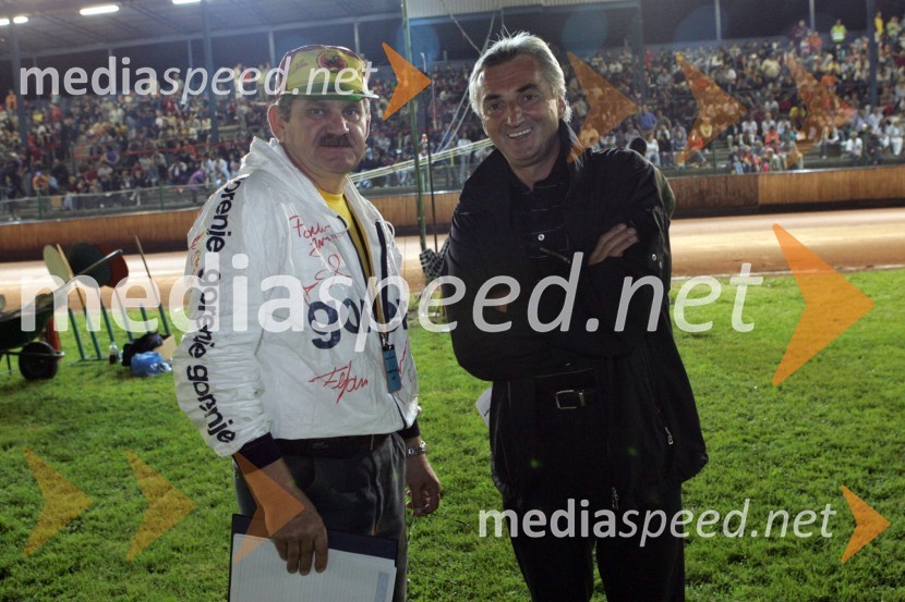 Boris Kotnjek, član CCP (komisije za speedway pri FIM) in predsednik strokovnega sveta za šport pri AMZS Peter VerbičSPEEDWAY, 8. Zlata čelada
