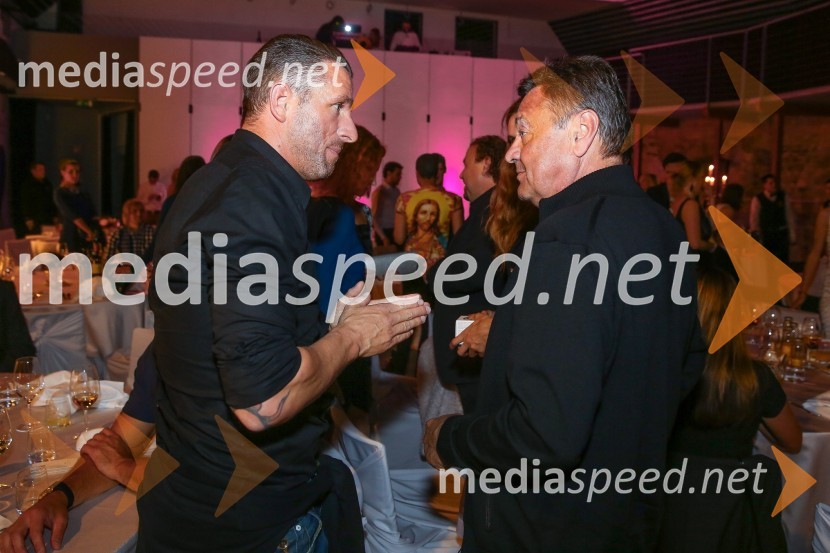  Sebastjan Cimirotič Cime, nogometaš;  Zoran Janković, župan MOL, predsednik PSPink week 2014, spremljanje izbora pesmi za evrovizijo