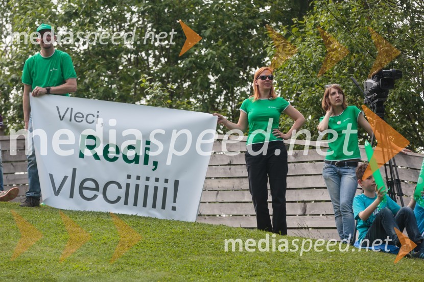  Leon Šikovec, vodja marketinga banke Sberbank;  Lana Kanalec, Sberbank;  Anita Hušidić , SberbankStari orli, tradicionalno srečanje skakalcev