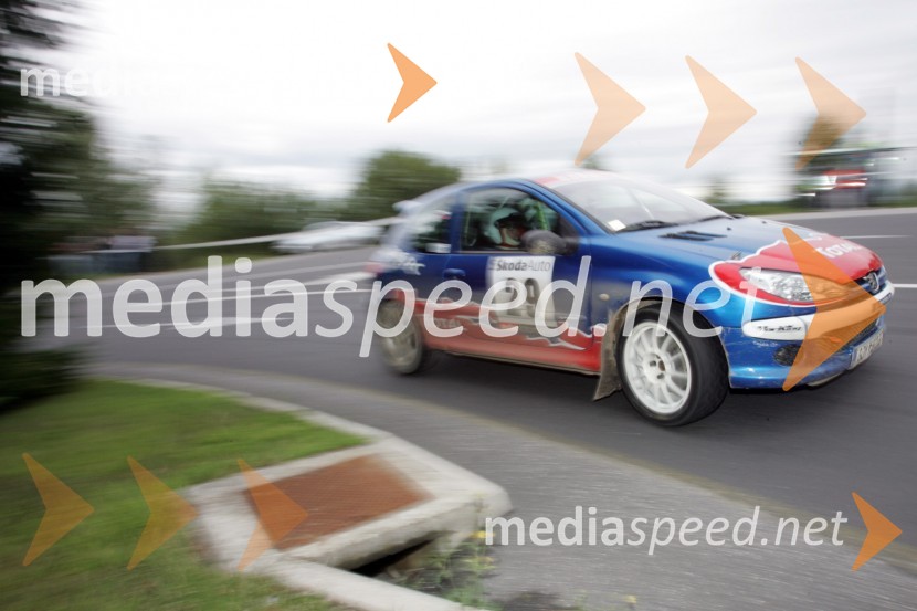 Rok Turk in Enej Ložner Kranjc (Slovenija)RALLY, 3.Škoda rally Maribor