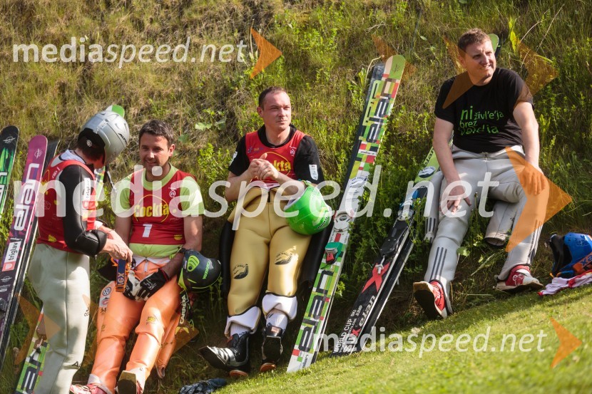  Primož Triplat;  Matej Hribar;  Boštjan Rednjak, Sberbank banka;  ... Stari orli, tradicionalno srečanje skakalcev
