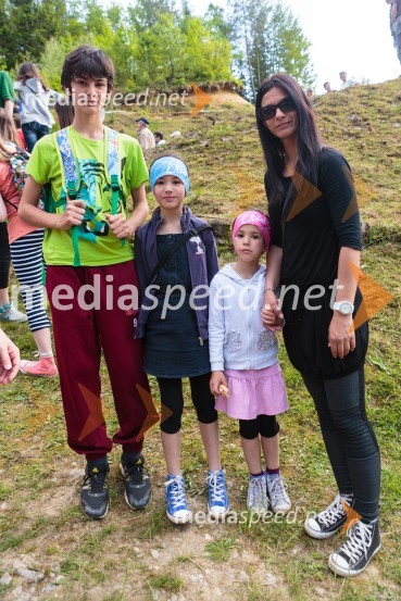 družina Primoža PeterkeStari orli, tradicionalno srečanje skakalcev