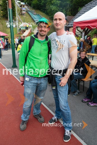  Leon Šikovec, vodja marketinga banke Sberbank;  Andraž Kajtner, marketing, Smučarska zveza SlovenijeStari orli, tradicionalno srečanje skakalcev