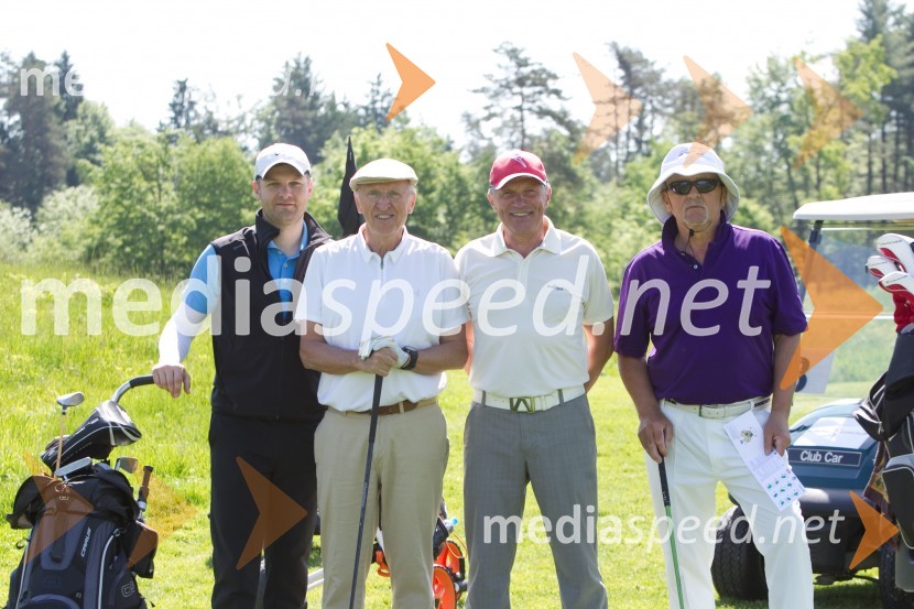  Saša Pušnik;  Ljubo Marion;  Samo Sonnenwald;  Stanislav StrajnarMercedes Trophy, golf turnir