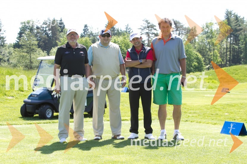  Bojan Hribar;  Matej Paradiž;  Franc Preskar;  Vasja BajcMercedes Trophy, golf turnir