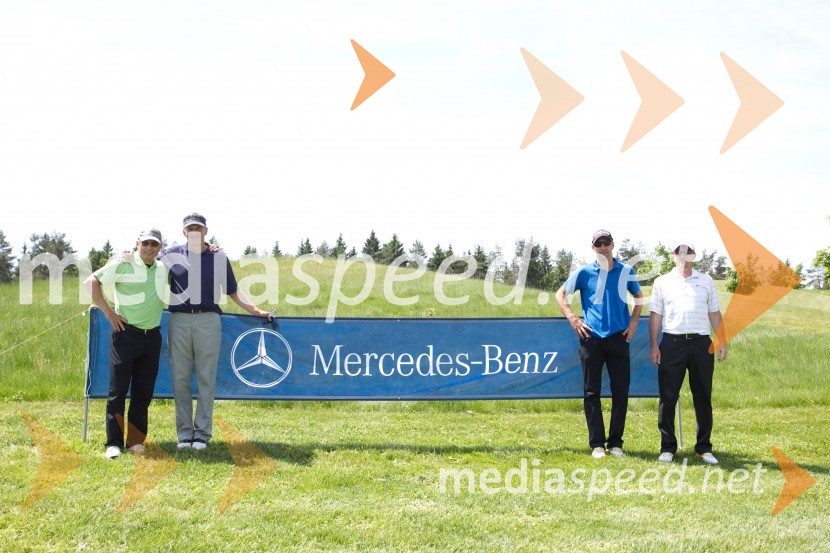  Robert Žitnik;  Jože Papič;  Matija Koren;  Matej KrušnikMercedes Trophy, golf turnir