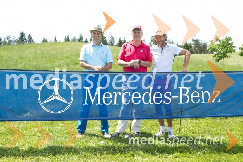  Drago Đuragič;  Zlatko Sraka;  Peter ČanakiMercedes Trophy, golf turnir