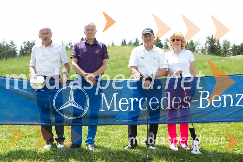  Dejan Mir, Arcon;  Alojz Šafarič;  Milan Logar;  Valerija LavbičMercedes Trophy, golf turnir