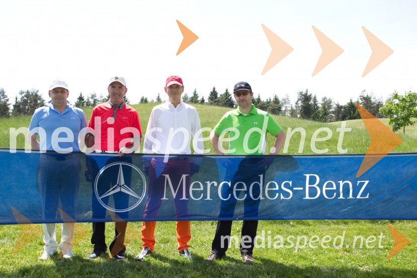  Bojan Držaj;  Ciril Atelšek;  Branko Volkar;  Jožef ŠtihecMercedes Trophy, golf turnir