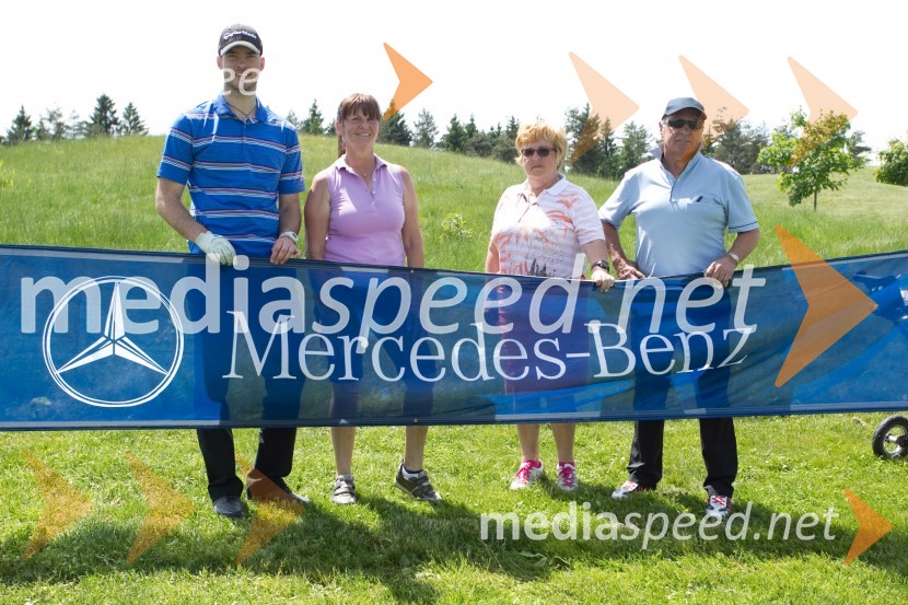  Mark Trobec;  Vera Sraka;  Danica Šegula;  Ervin ČasMercedes Trophy, golf turnir