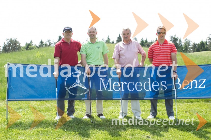  Ante Čulo;  Alojz Demšar;  Jože Bevc;  Boštjan MalusMercedes Trophy, golf turnir