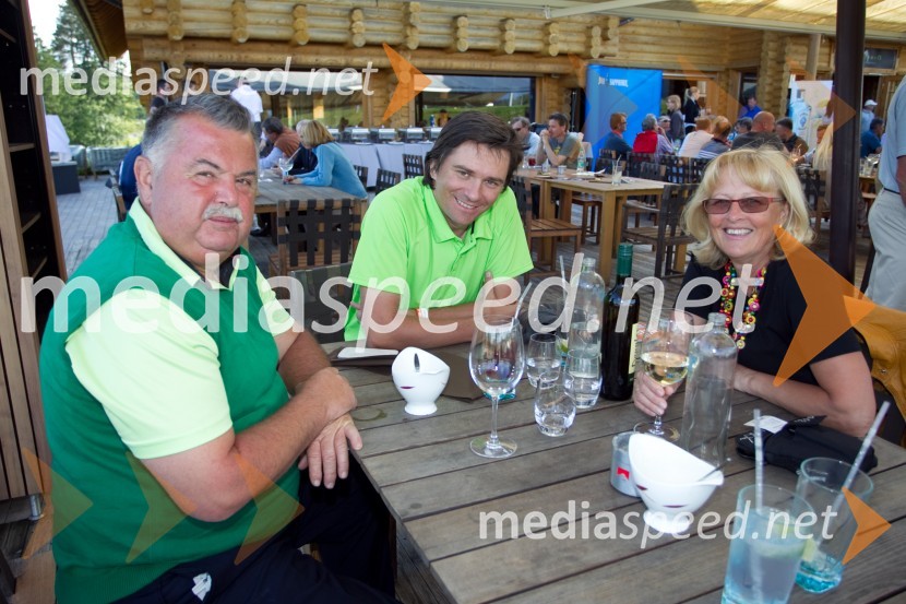  Darko Selan;  Jure Vraničar;  Nadja LogarMercedes Trophy, golf turnir