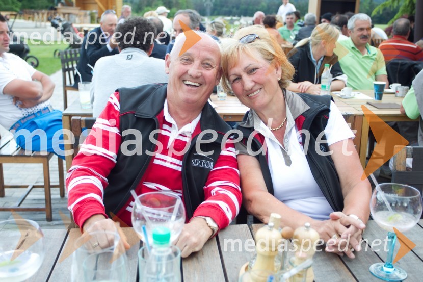  Janez Ajlec, AJM;  Marija Ajlec, solastnica družinskega podjetja AJM d.o.o.Mercedes Trophy, golf turnir