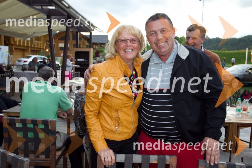 Nadja Logar;  Matjaž ArzenšekMercedes Trophy, golf turnir