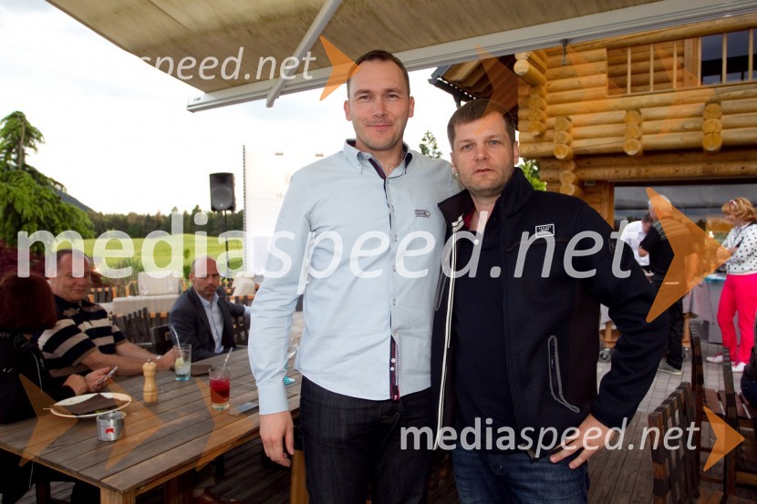  Rasto Oderlap, direktor podjetja Autocommerce d.o.o.;  Saša PušnikMercedes Trophy, golf turnir