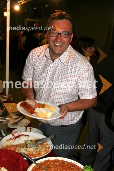 Boštjan Zagorac, poslanec SNSKoncert Jana Plestenjaka ob prvi obletnici Bowling centra Strike