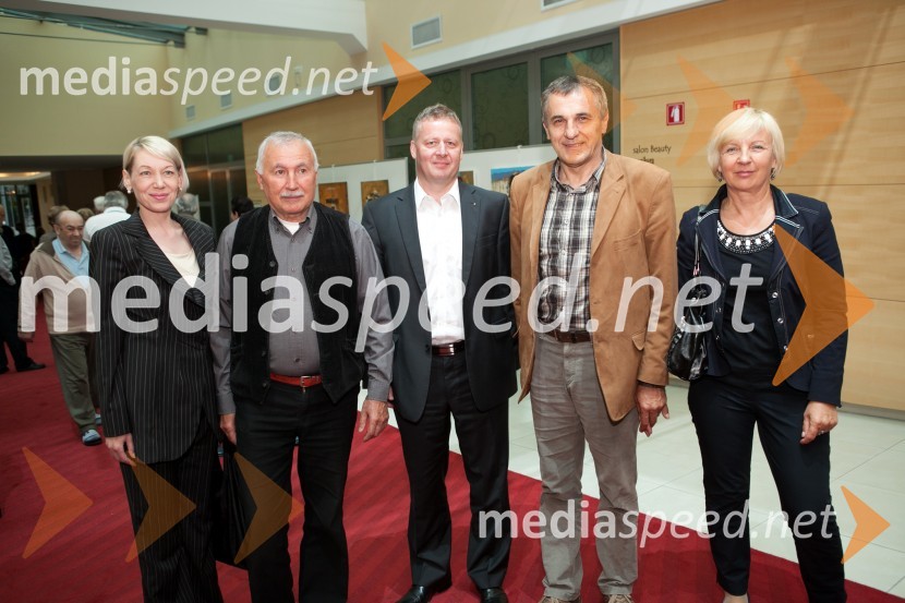 ... ;  Lastlo Nemes, akademski slikar;  Igor Magdič, izvršni direktor Zdravilišče Radenci;  Branko Kurbus, predsednik uprave Arcont d.d.;  Breda Kurbus6. Dosor likovna kolonija, otvoritev