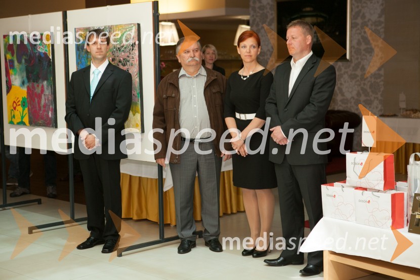  Ervin Kapun, zlatar;  Janez Rihtarič, župan občine Radenci;  Mateja  Hauser, direktorica Dosor Radenci;  Igor Magdič, izvršni direktor Zdravilišče Radenci6. Dosor likovna kolonija, otvoritev