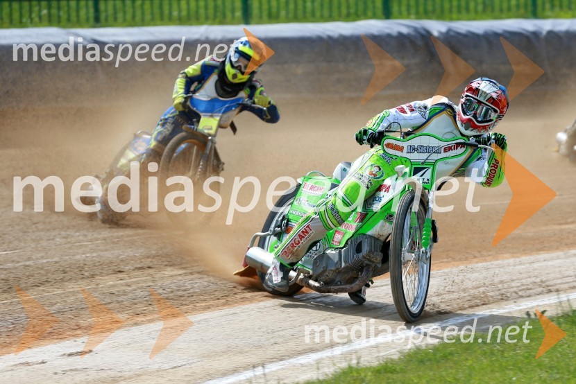  Maks Gregorič, AMTK LjubljanaŽagar v Ljubljani zmagovalec uvoda v državno prvenstvo, hud padec Kukovice in Cvetka