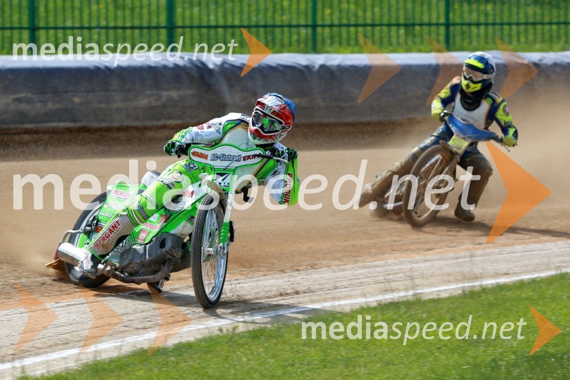  Maks Gregorič, AMTK LjubljanaŽagar v Ljubljani zmagovalec uvoda v državno prvenstvo, hud padec Kukovice in Cvetka