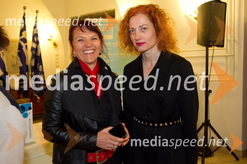 mag. Petra Stušek, v.d. direktorica, Zavod za turizem Ljubljana;  Hermina Kovačič, svetovalka za odnose z javnostmi, Festival Ljubljana62. Festival Ljubljana 2014, novinarska konferenca