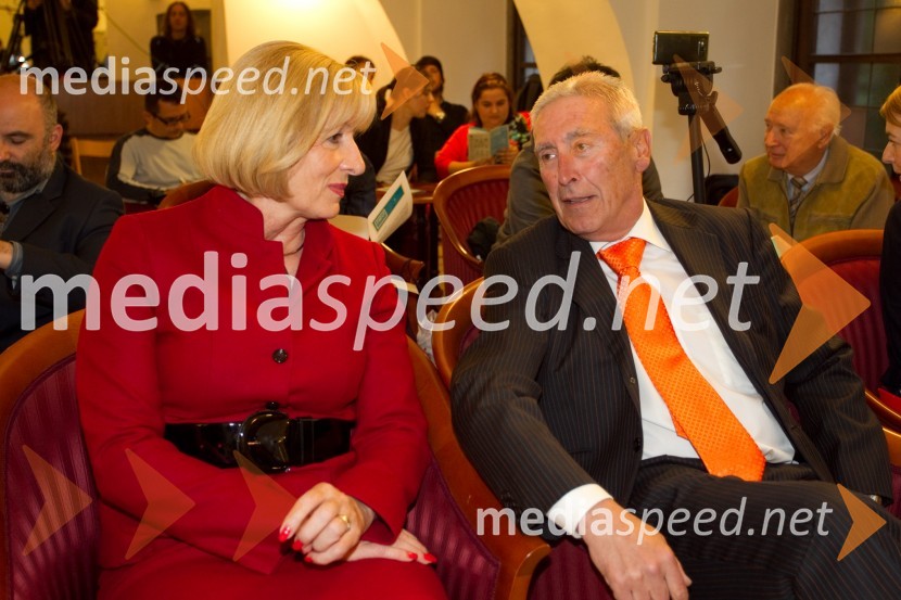  Jadranka  Dakić, predsednica Sveta Festival Ljubljana;  Aleš Čerin, podžupan Mestne občine Ljubljana62. Festival Ljubljana 2014, novinarska konferenca