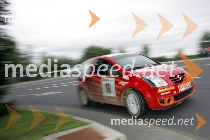 Alex Humar in Edvard Čuk (Slovenija)RALLY, 3.Škoda rally Maribor