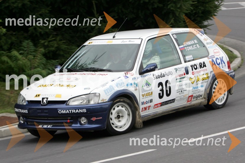 Miran Jerman in Boris Tonjec (Slovenija)RALLY, 3.Škoda rally Maribor