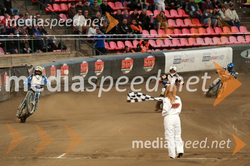  Matej Žagar, speedwayist (Slovenija);  Tai  Woffinden, speedwayist (Velika Britanija);  Fredrik  Lindgren, speedwayist (Švedska)Matej Žagar zgodovinski zmagovalec VN Finske