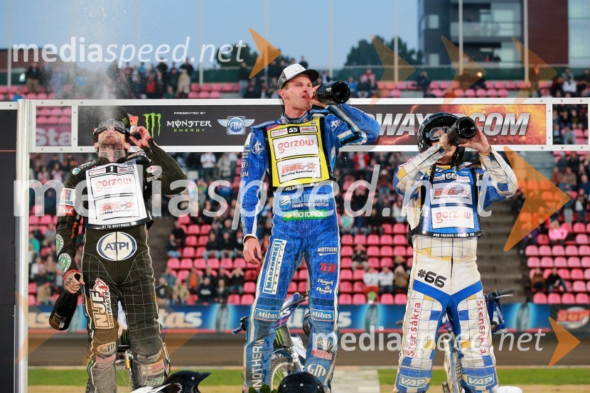 Tai  Woffinden, speedwayist (Velika Britanija);  Matej Žagar, speedwayist (Slovenija);  Fredrik  Lindgren, speedwayist (Švedska)Matej Žagar zgodovinski zmagovalec VN Finske