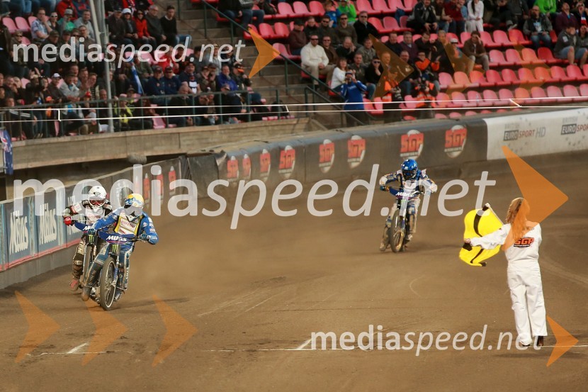  Tai  Woffinden, speedwayist (Velika Britanija);  Matej Žagar, speedwayist (Slovenija);  Fredrik  Lindgren, speedwayist (Švedska)Matej Žagar zgodovinski zmagovalec VN Finske