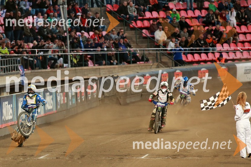  Matej Žagar, speedwayist (Slovenija);  Tai  Woffinden, speedwayist (Velika Britanija);  Fredrik  Lindgren, speedwayist (Švedska)Matej Žagar zgodovinski zmagovalec VN Finske