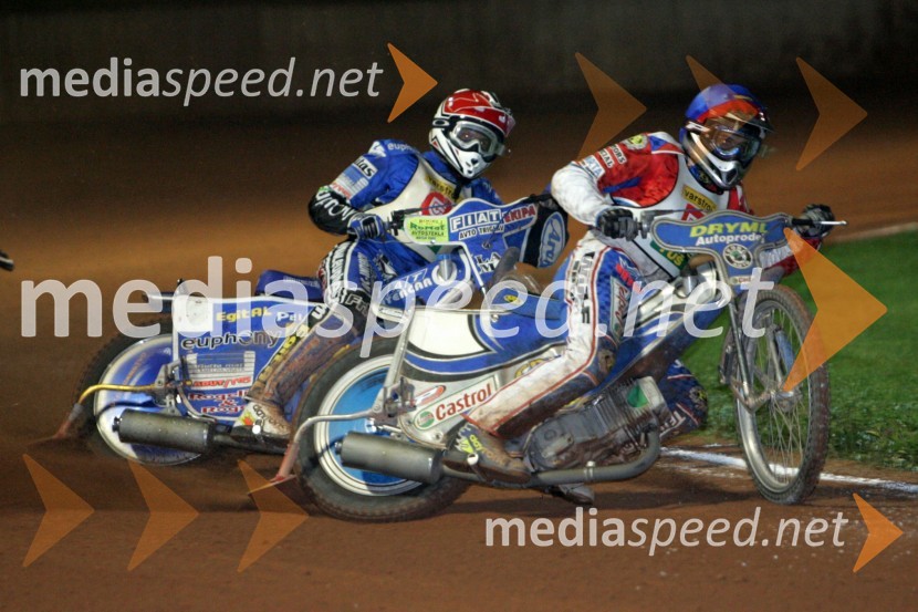 Matej Žagar, AMTK Ljubljana (v ozadju) in Lukas Dryml, ČeškaSPEEDWAY, 8. Zlata čelada
