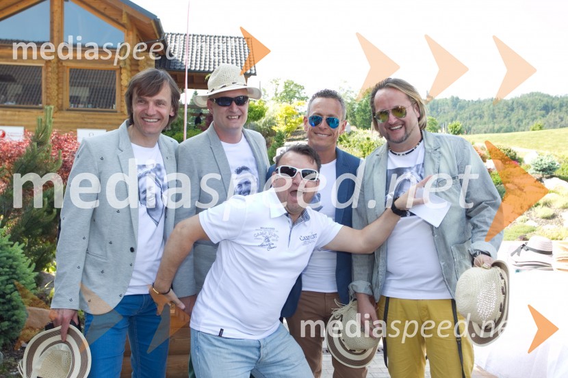  Robi Dragar, Victory;  Boštjan Vajs, Victory;  ... ;  Boštjan  Zupančič, Victory;  Miki Vlahović,  član skupine VictoryLady piknik pod klobuki 2014