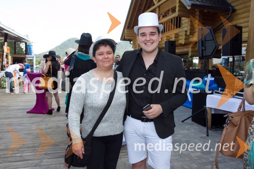  Mojca Lakner;  Žiga Lakner, pevecLady piknik pod klobuki 2014