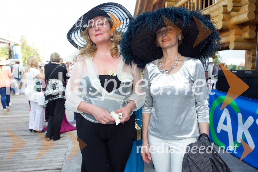  Evita Leskovšek, zdravnica;  Bernarda LasanLady piknik pod klobuki 2014