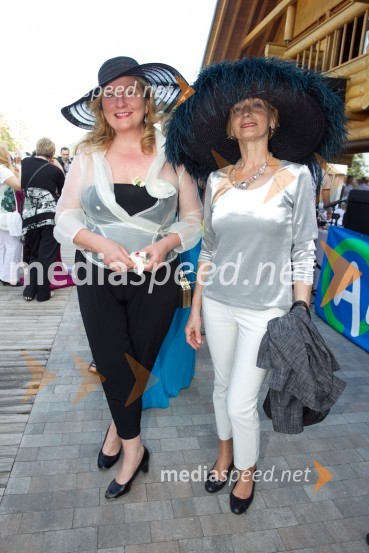  Evita Leskovšek, zdravnica;  Bernarda LasanLady piknik pod klobuki 2014