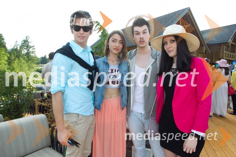  Edvard Rostohar;  Zala Đurić Ribič, pevka, igralka;  Claudi Sovre Mikelj;  Lara Paukovič, pisateljicaLady piknik pod klobuki 2014