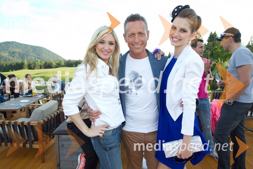  Kaly Kolonič, piarovka;  Boštjan  Zupančič, Victory;  Sara Savnik, Miss Universe 2013Lady piknik pod klobuki 2014