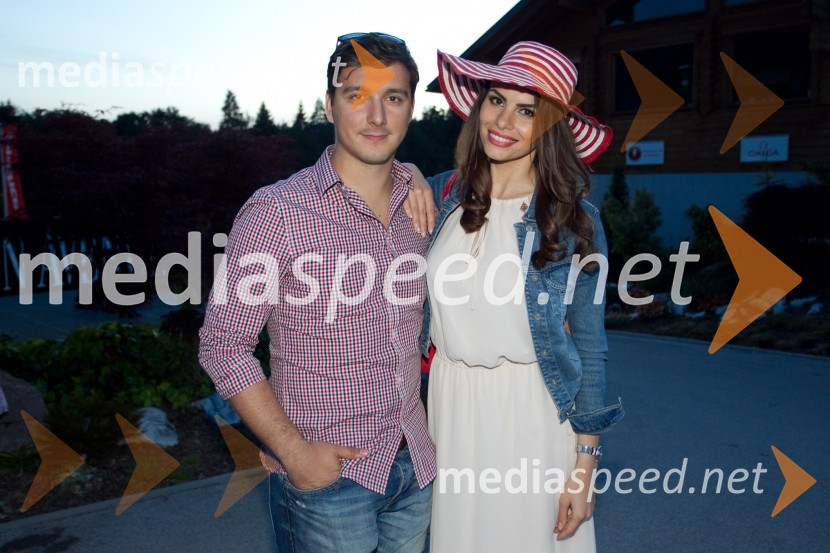  Alen Karupovič;  Mirela  Korać, manekenka, Miss Universe Slovenije 2009Lady piknik pod klobuki 2014