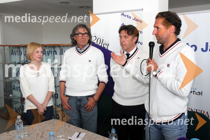  ... ;  Valerio Ghiardi, prvi trener ekipe Team to aMaze;  Damijan Terpin, odvetnik Tine Maze;  Andrea Massi, trenerTina Maze, novinarska konferenca in predstavitev nove ekipe Team to aMaze