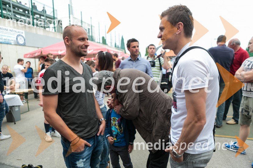  Mišo Brečko, nogometaš;  Zlatko Dedić, nogometašMatej Mavrič Rožič, poslovilna tekma