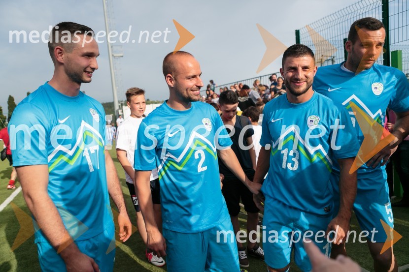  Tim Matavž, nogometaš;  Mišo Brečko, nogometaš;  Bojan Jokić, nogometaš;  Samir Handanović, vratarMatej Mavrič Rožič, poslovilna tekma