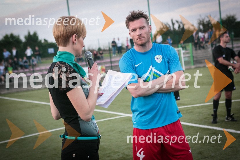  Barbara Škorjanc;  Matej Mavrič Rožič, nogometašMatej Mavrič Rožič, poslovilna tekma