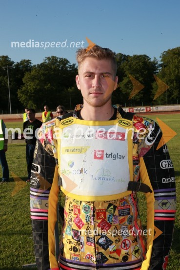  Michal Klein, speedwayist (CZ)Pavlic ugnal Žagarja v Lendavi
