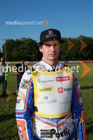  Jurica Pavlic, speedwayist (SK Unia Donji Kraljevec)Pavlic ugnal Žagarja v Lendavi