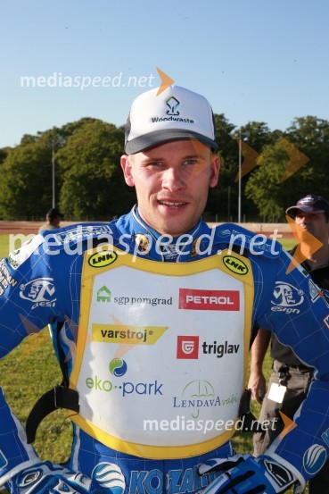  Matej Žagar, speedwayist (Slovenija)Pavlic ugnal Žagarja v Lendavi