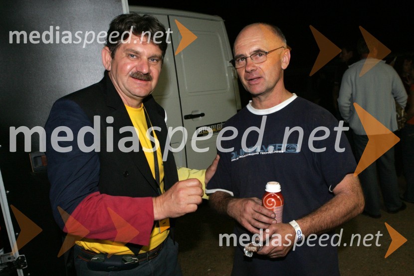 Boris Kotnjek, član CCP (komisije za speedway pri FIM) z Alešem Drymlom, očetom obeh čeških bratov Dryml, nekdaj prav tako odličnim dirkačemSPEEDWAY, 8. Zlata čelada